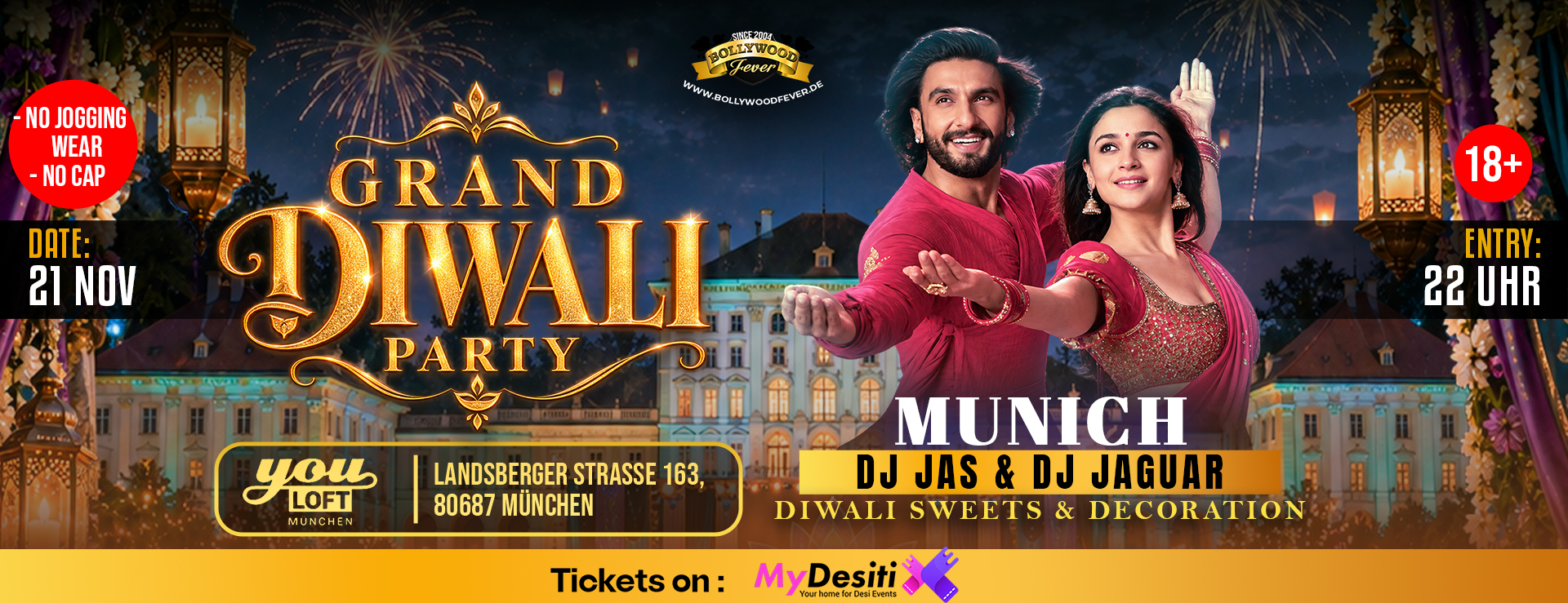 Grand Diwali Night / Bollywood Party München